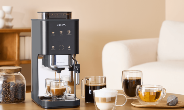 KRUPS: versgemalen koffie binnen handbereik