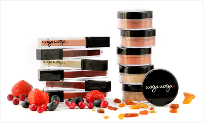Natuurlijke make-up op basis van mineralen en fruit