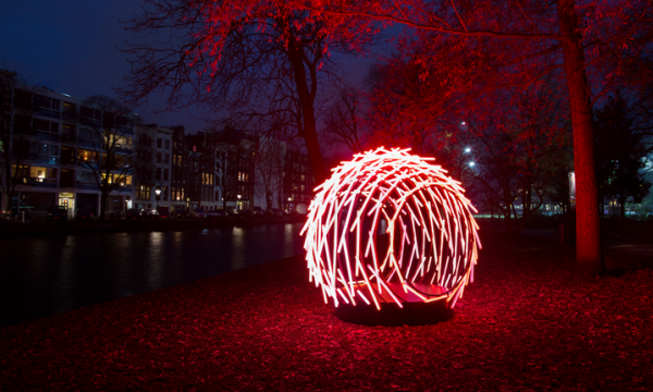 Wandelroute Amsterdam Light Festival geopend