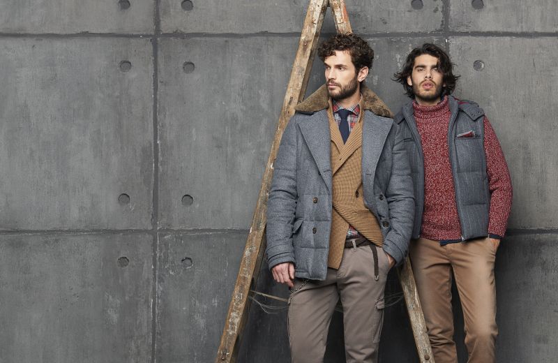 Warme wollen weefsels zijn ideaal om winterse dagen te trotseren. Slanke snitten en opvallende colberts en jacks verhogen de moderne uitstraling.